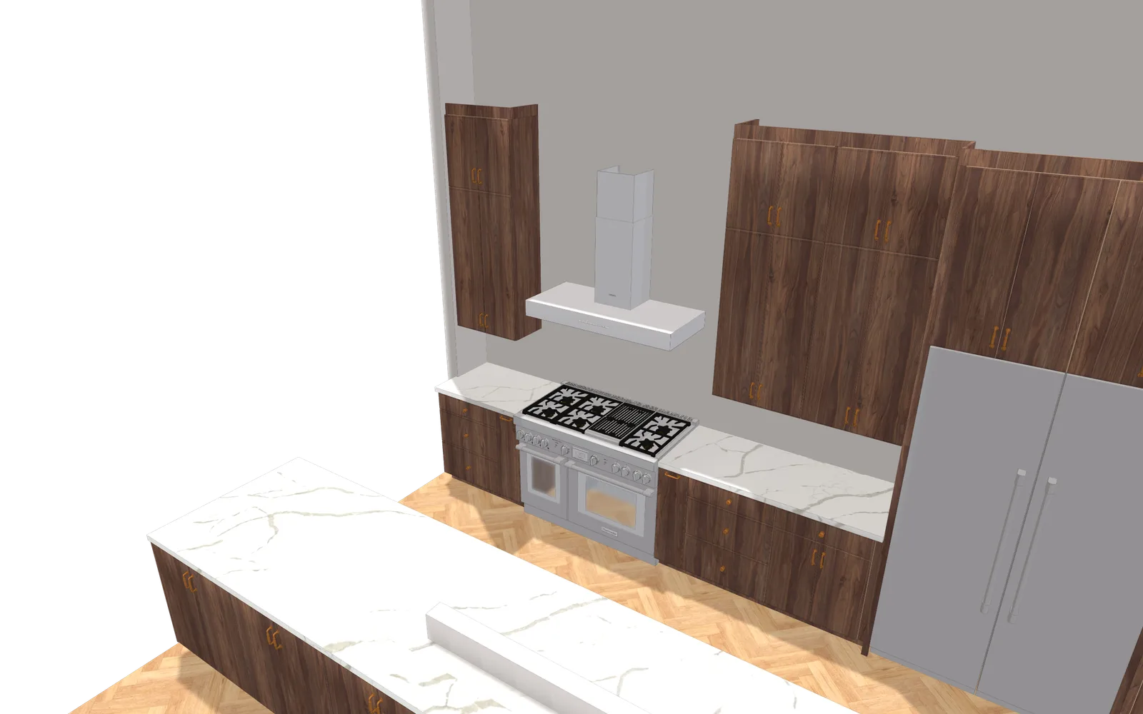 Interactive 3D LiveSpace walkthrough of the English Kitchen, designed in 2020 Flex
